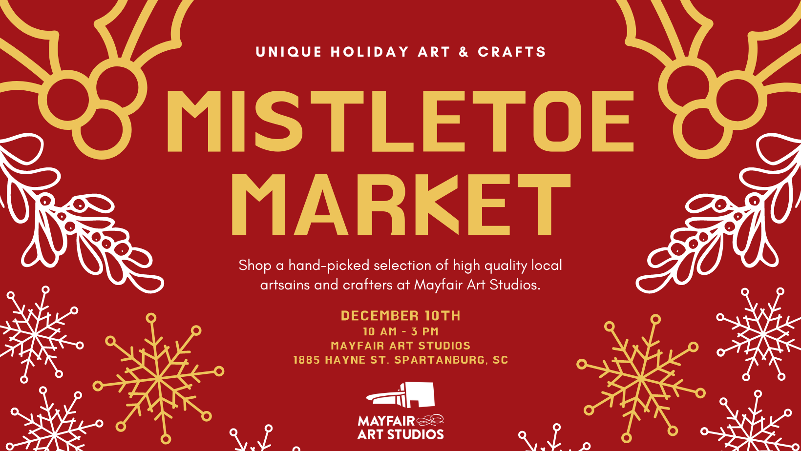 Mistletoe Market at Mayfair Art Studios